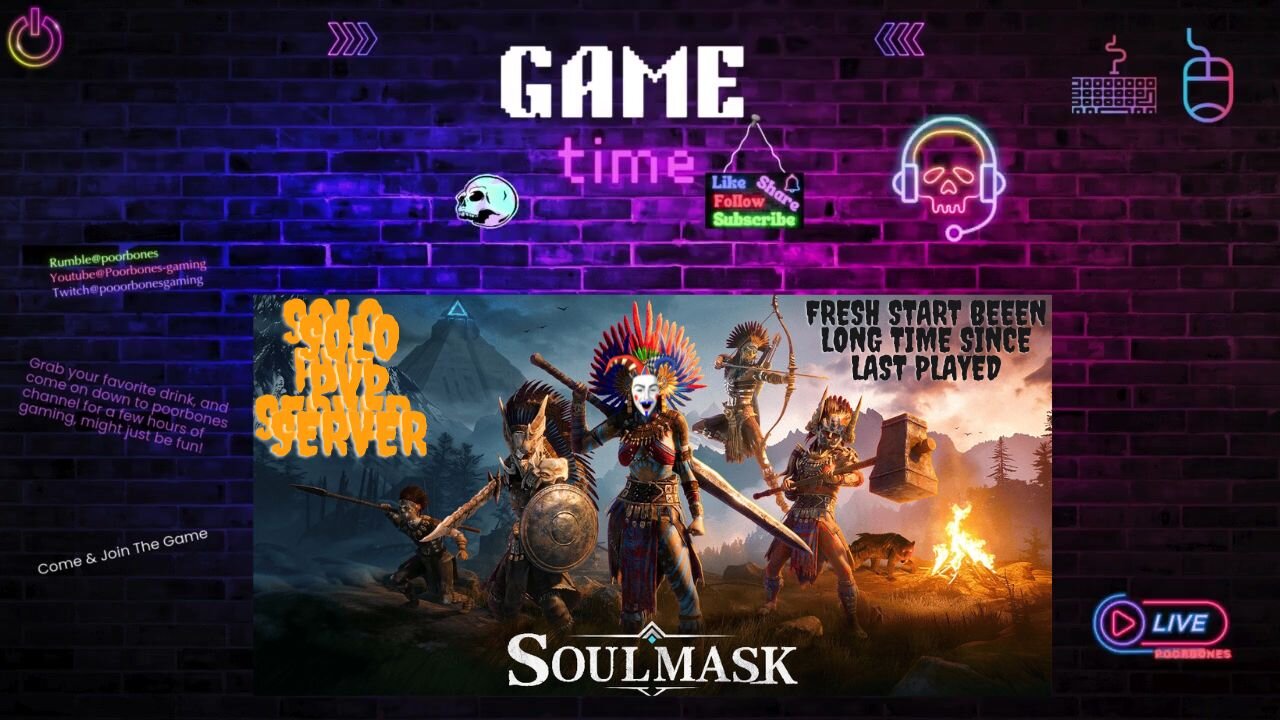 👣SoulMask👣 pvp server solo #8