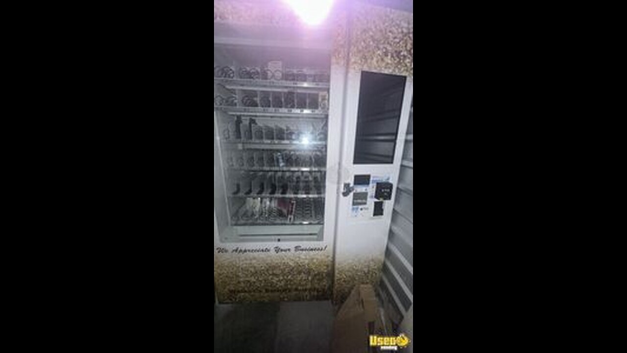 2002 Refurbished DVS OMNI ELITE Lite Snack Retail Vending Machine For Sale in Texas!