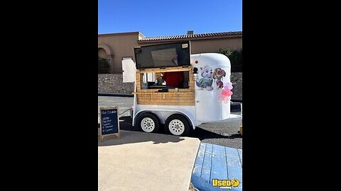 Charming- Mobile Coffee Trailer | Horse Trailer Concession Conversion for Sale in Texas!