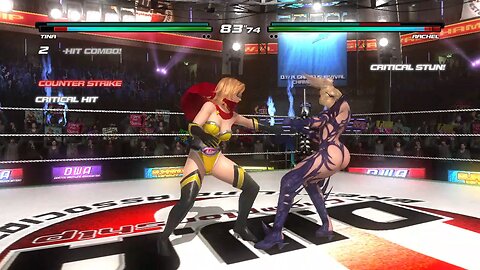 Hitomi + Tina vs Christie + Rachel