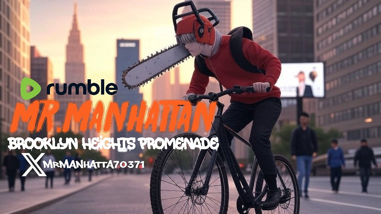 Mr.Manhattan Brooklyn Heights Promenade, New York