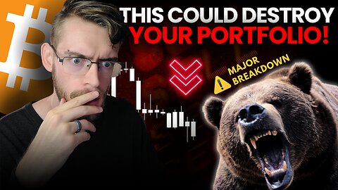 Bitcoin Is About To CRASH! If You Do This Wrong, It Will DESTROY Your Portfolio!