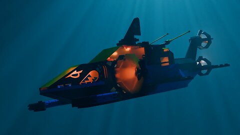 3D Lego Animation - Submarine Exploration Gone Wrong