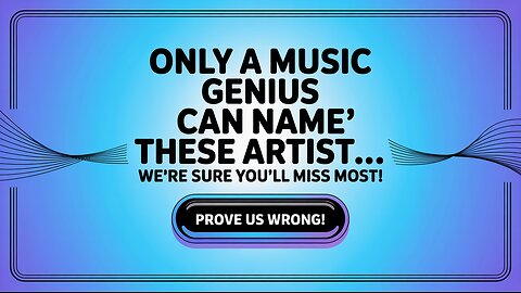 Impossible Music Quiz For Music Geniuses
