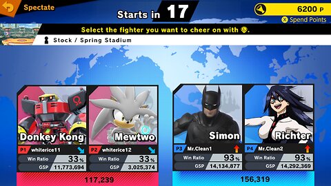 SSBU Online Spectator Mode with Special Characters Quickie 7/27/25