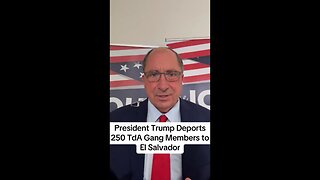 President Trump Deports 250 TdA Gang Members to El Salvador