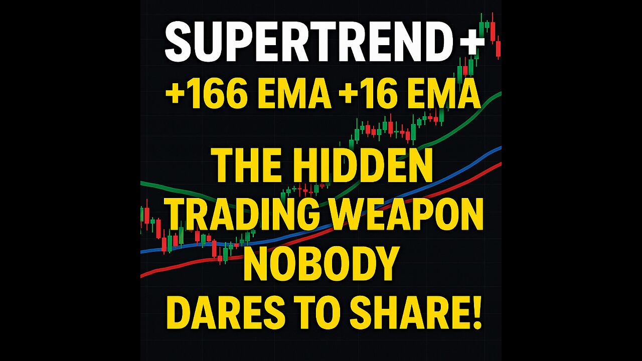 Supertrend + 166 EMA + 16 EMA = The HIDDEN Trading Weapon Nobody Dares To Share!