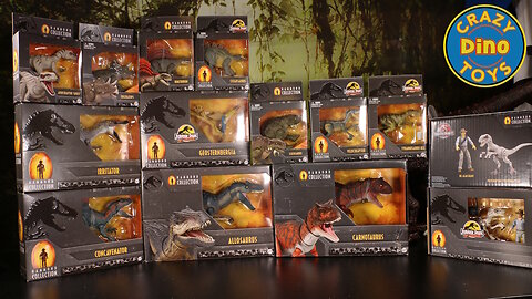 13 New Jurassic World Hammond Collection Dinosaur Toys Unboxed today 2025 Chaos Theory Toys