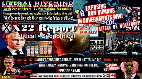 Ep 3754b - Antifa Terrorist Arrest, See What Trump Did With Hamas? Trump Sets The Trap For The [DS]
