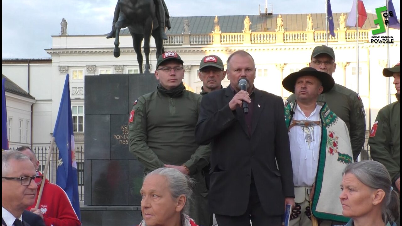 Rafał MOSSAKOWSKI (Korona): Przemówienie Koniec 2. Marszu Stop Masowej Imigracji, Warszawa 24.8.2025