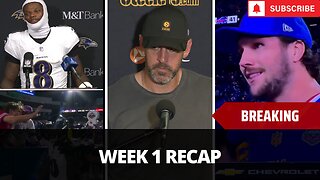 Aaron Rodgers Takes Shot At Jets, Josh Allen Calls Out Bills Fans, Lamar Talks Shove