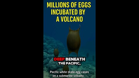 🌊 Unbelievable Discovery: Volcanic Nursery with Millions of Giant Skate Eggs! 🌋🐟