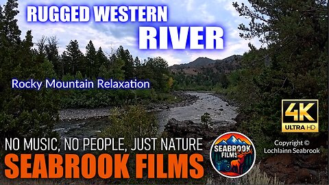 Rugged Western River: Rocky Mountain Relaxation