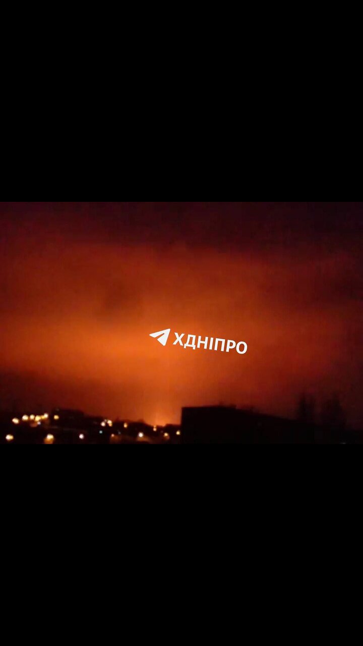 More than 20 explosions in Dnipro. The city is still under massive UAV attack