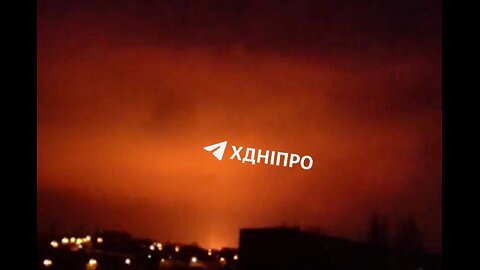 More than 20 explosions in Dnipro. The city is still under massive UAV attack