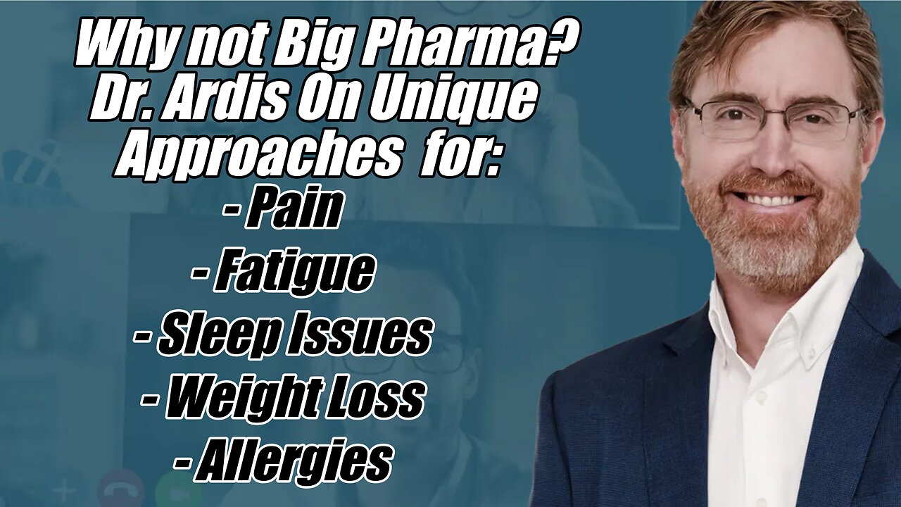 Why Not Big Pharma? Dr. Adris on Unique Approaches for Pain, Fatigue, Sleep & Allergies.