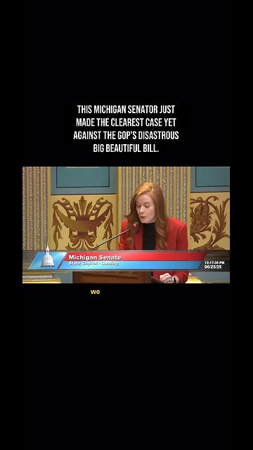 Michigan senator slams GOP’s Big Beautiful Bill, calls it disastrous for healthcare and Medicaid