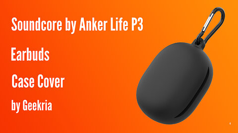 Soundcore Anker Life P3 Earbuds Case Cover | Geekria