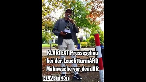 PRESSESCHAU bei LEUCHTTURMARD - Frankfurt an einem Donnerstag nachmittag