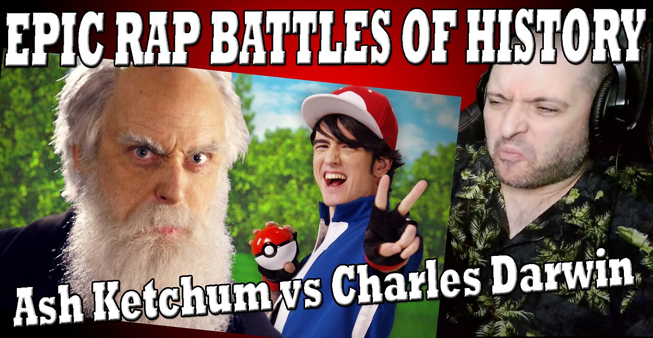 Ash vs Darwin | Epic Rap Battles | First Time Watching | Gotta Roast 'Em All 😤
