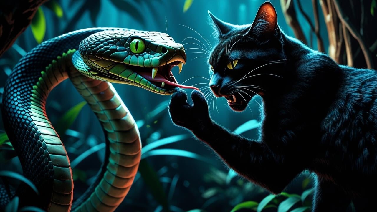🐱 vs 🐍 | A Battle No One Expected
