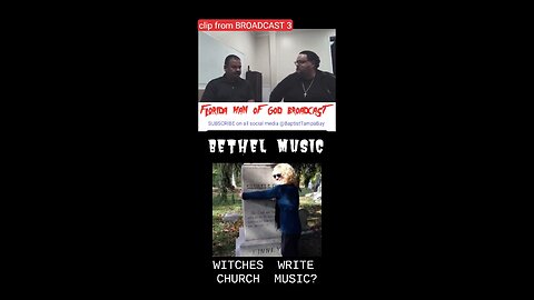 BETHEL MUSIC, the WITCHES Writing Church Worship Music. clip from FLORIDA MAN OF GOD BROADCAST 3