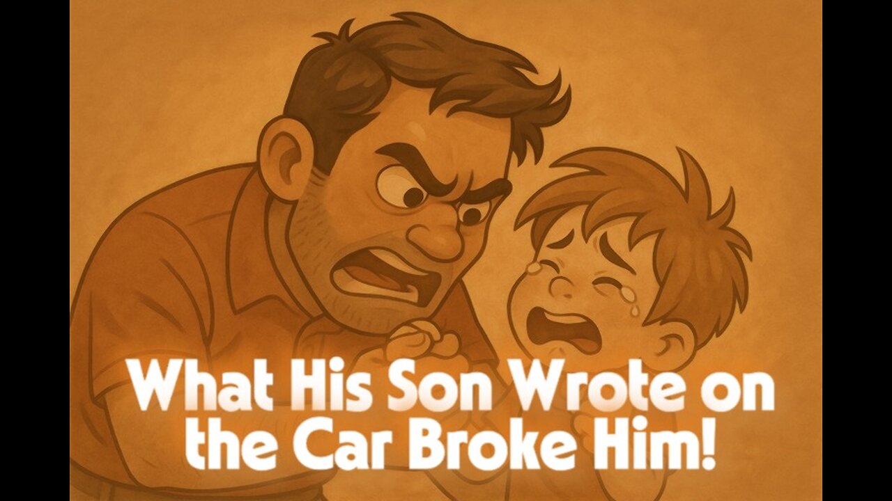 What His Son Wrote on the Car Broke Him