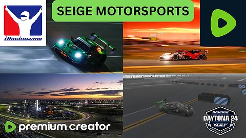 🔴Saturday/Sunday iRacing Seige, Daytona 24 Hour Team Special Event with My Journey 4 K🏁!
