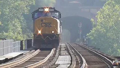 CSX Freight Trains from Harpers Ferry, West Virginia October 5, 2024 Part 1