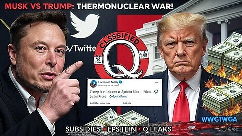 Musk NUKES Trump: "Epstein Files SECRET!" | Budget War, Q Leaks & Subsidy Termination THREAT
