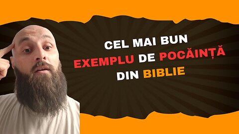 Exemplu biblic de pocainta
