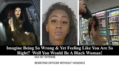 Black Woman Pulled Over For DUI Makes A Fool Of Herself By Telling These Lies! Can You Blame Her?
