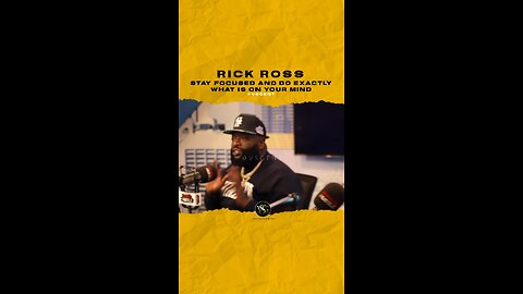 @richforever Stay focused and do exactly what is on your mind