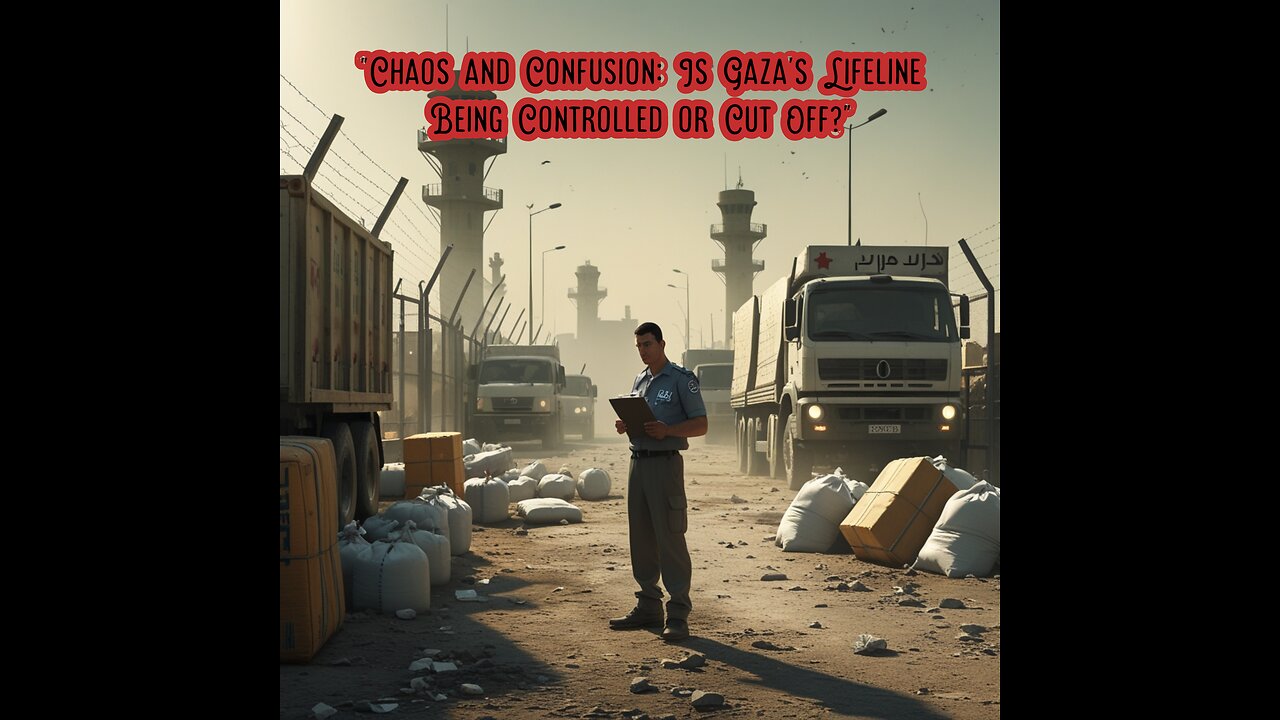Chaos and Confusion: Is Gaza's Lifeline Being Controlled or Cut Off?"