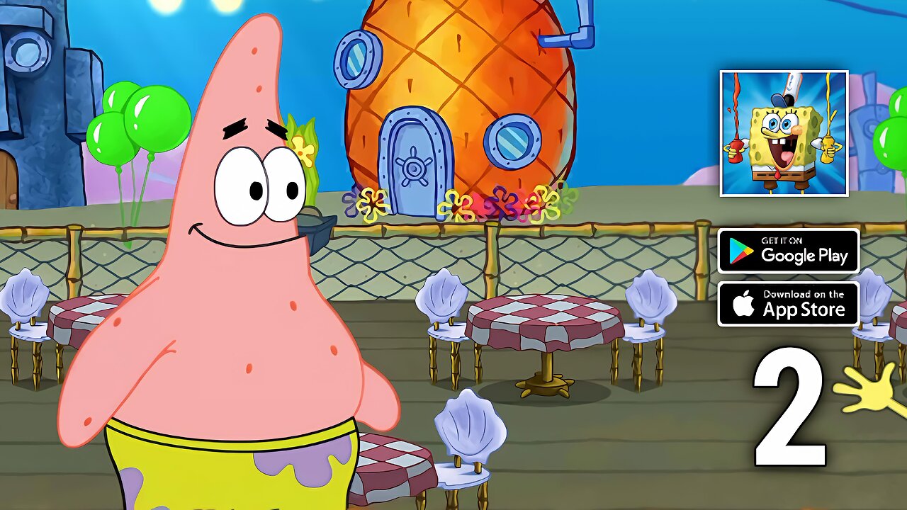 SpongeBob - Krusty Cook Off Gameplay Walkthrough Part 2 (iOS, Android) | SpongeBob