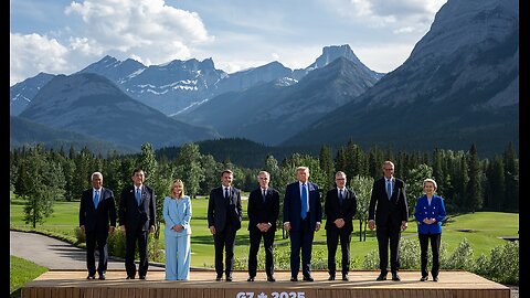 President Trump Participates in a G7 Family Photo