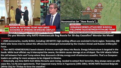 Do you Wonder why NATO Homosexuals Beg Russia for 30-day Ceasefire? Wonder No More!