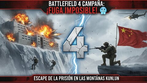 FUGA IMPOSIBLE 🥶 BATTLEFIELD 4 Campaña: Escape de la PRISIÓN en las Montañas Kunlun