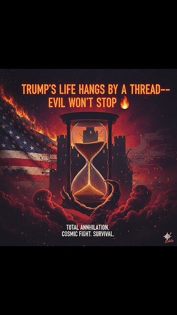 TRUMP’S LIFE HANGS BY A THREAD—EVIL WON’T STOP 🔥