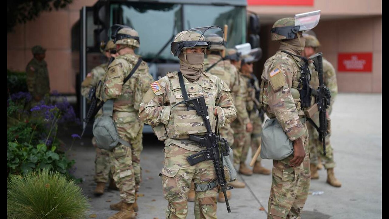 It Begins National Guard Troops Surging Into LA