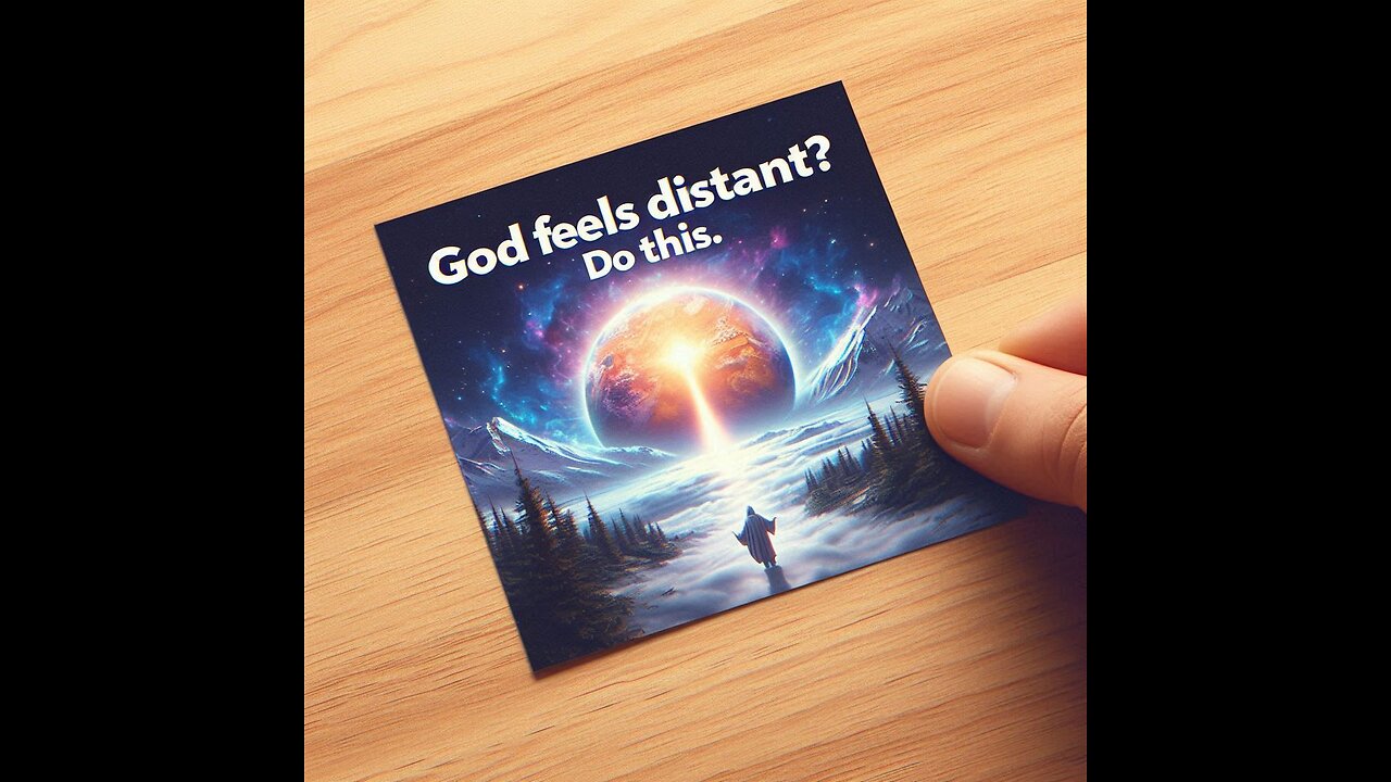 🎙️How to Feel Closer to God