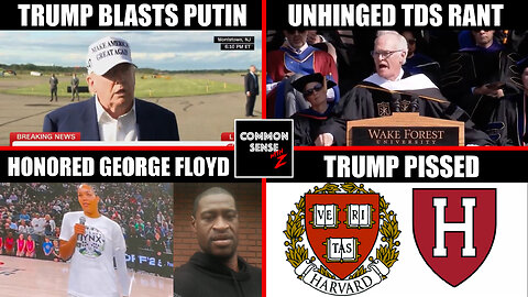 Trump Blasts Putin | Scott Pelley TDS Rant | WNBA Honors George Floyd | Trump Blasts Harvard