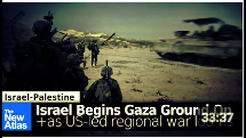 "Israeli Troops Commence Ground Operations in Gaza, Indicating Potential US-led Regional War"
