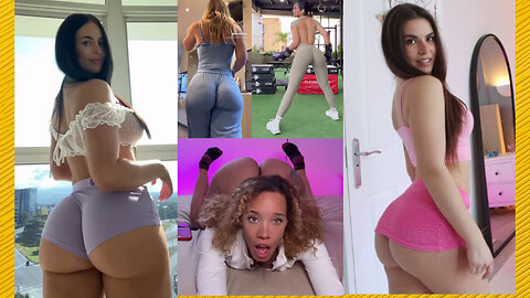 Ass compilation - Big bank tiktok challenge ❤️‍ClipchampGirls 2025