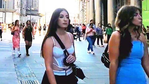 🇮🇹 Milan Italy central city women 🇮🇹 มิลาน อิตาลี 🇮🇹