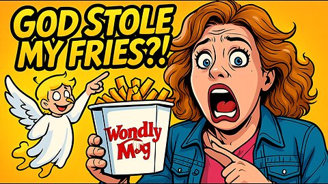 Wendy's Fries Stolen by God? French Angel's Wild Quote! 🍟😂 | Must-Watch Clip