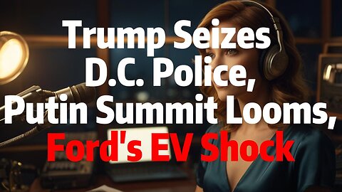 Trump Seizes D.C. Police, Putin Summit Looms, Ford’s EV Shock