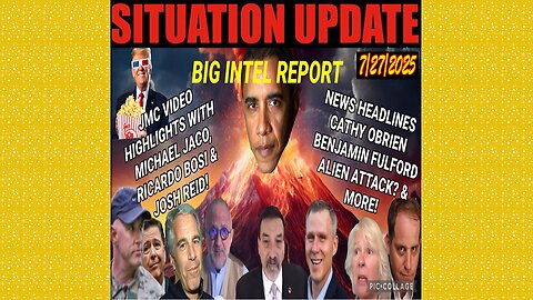 SITUATION UPDATE 7/27/25 - Cathy Obrien Benjamin Fulford Alien Attack? Ricardo Bosi & Josh Reid