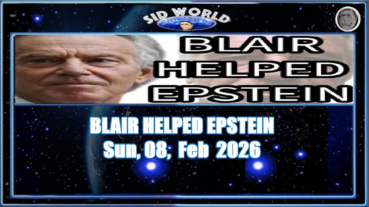BLAIR HELPED EPSTEIN