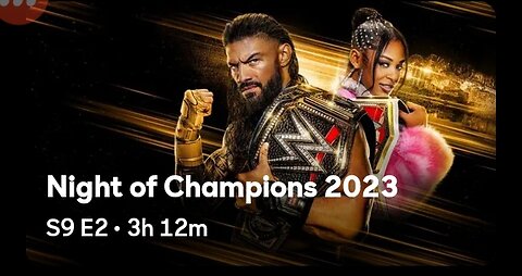 WWE Night of Champions 2023